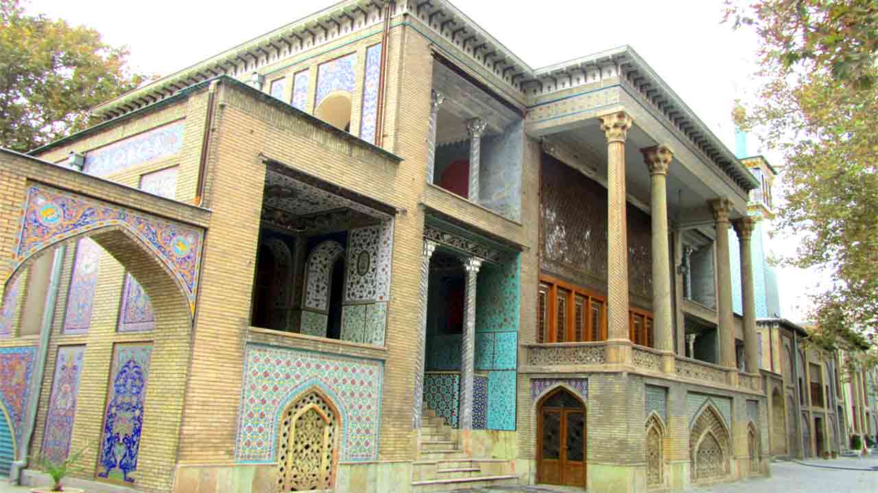 Windcatcher Hall in Golestan Palace
