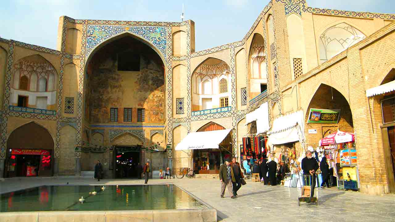 Qeysarie, the important section of the Isfahan Grand Bazaar