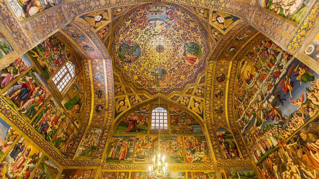 ceiling paintings of Vank Church