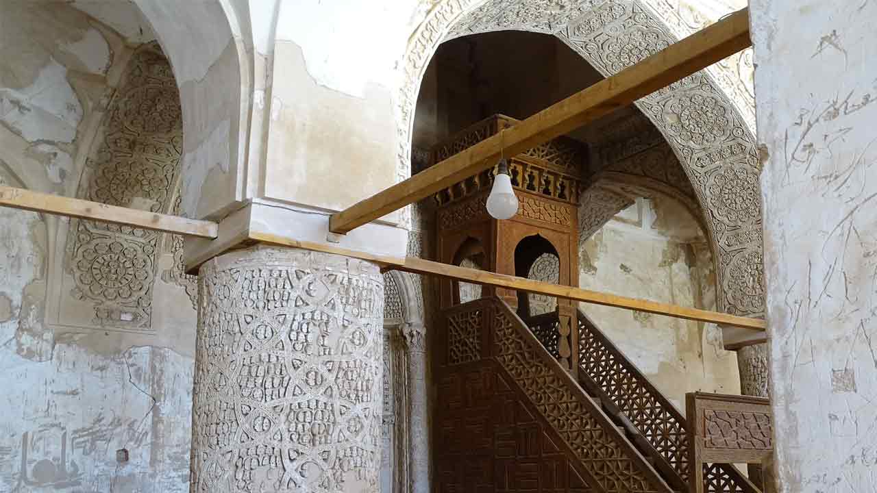 The minbar of Jameh Mosque Nain