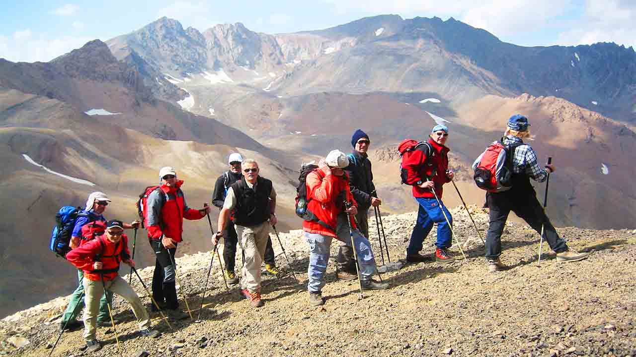 Climbers in Damavand